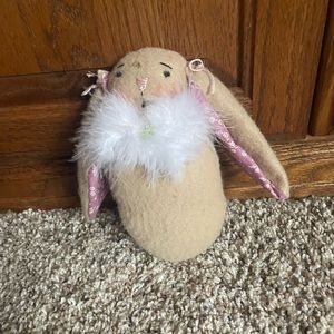 Handmade soft stuffed bunny